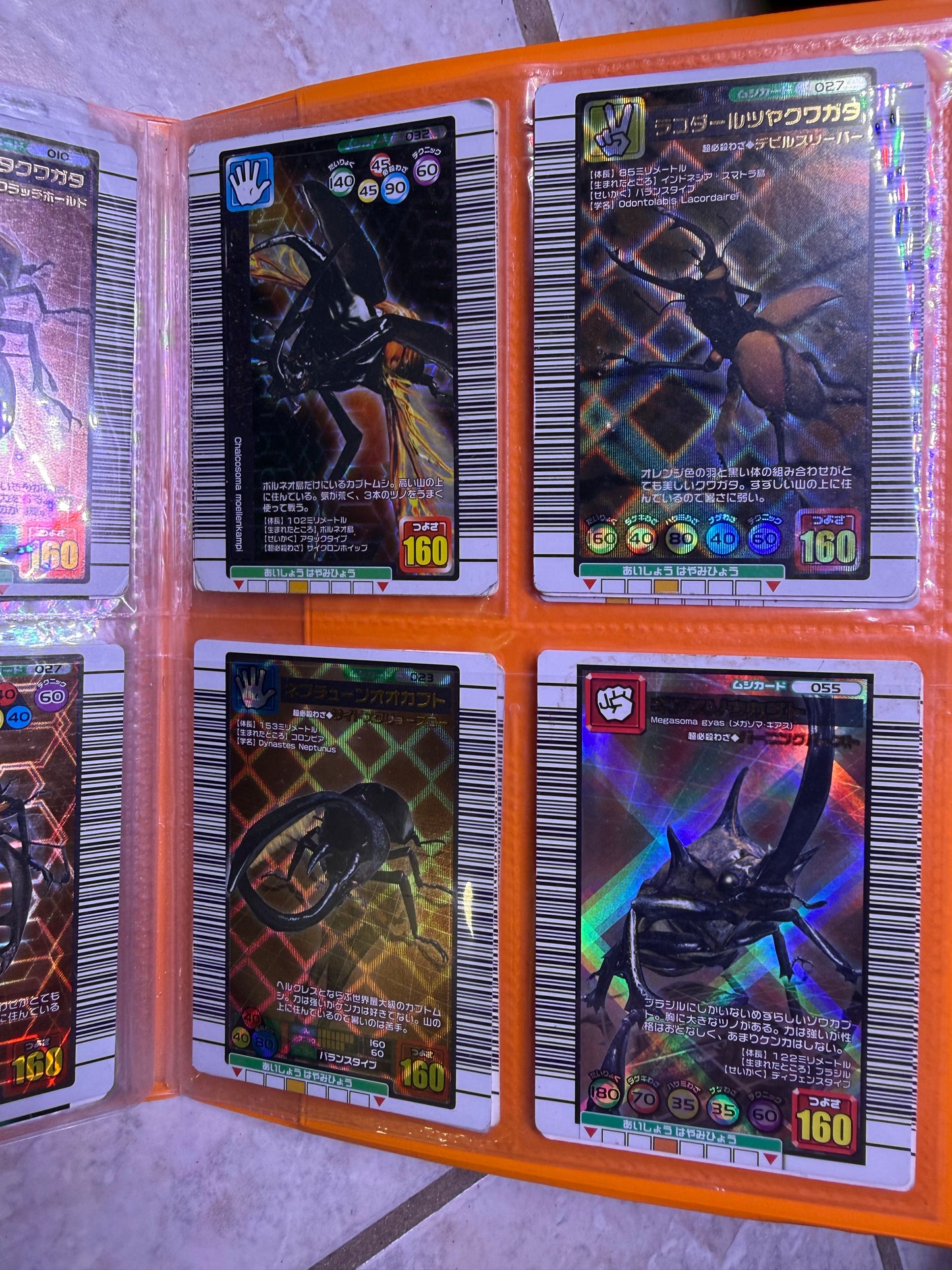 64 Mushiking Trading Card Set Collection *Rare Worthy Cards*