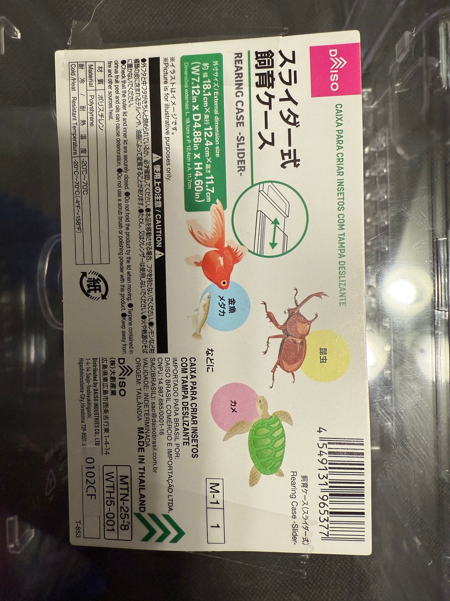 Beetle Larvae Rearing Container Observatory