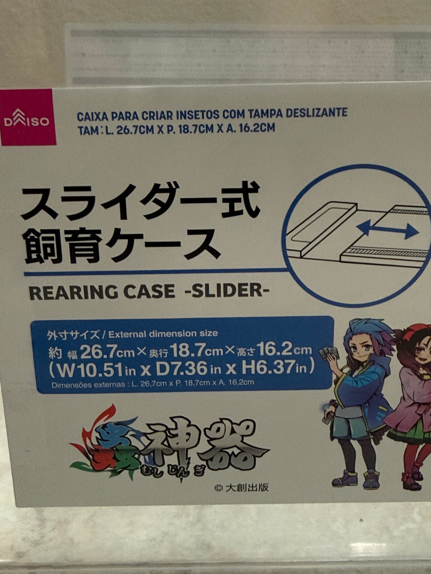 Clear Beetle Container Keeping/Breeding/Raising